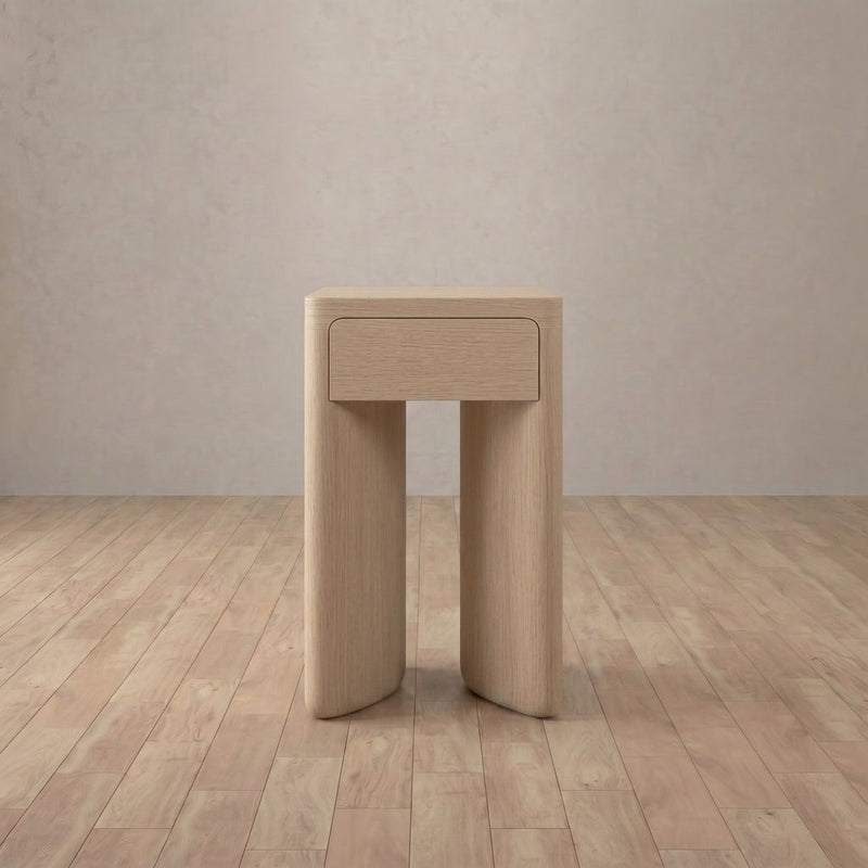 Oslo Nightstand — White Oak