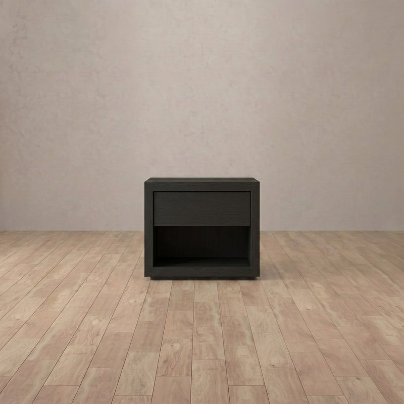 Euclid Nightstand — Black Oak