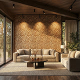Cubbyhole Wood Mosaic Wall Panel