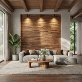 Hori 3D Wood Wall Panel - Brown Tones (Set of 4 or 12)