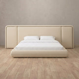 Performance Leather Linen — Extended Headboard
