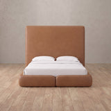 Performance Leather Cognac — Custom Headboard