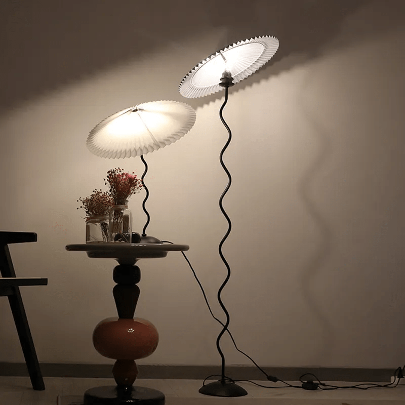 Umbrella Wave Floor Lamp