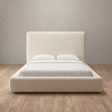Boucle Cream — Full Height Headboard