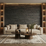 Riko 3D Wood Wall Panel - Grey Tones (Set of 4 or 12)