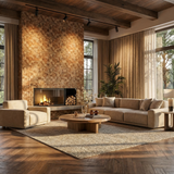 Cubbyhole Wood Mosaic Wall Panel