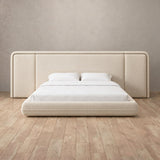 Boucle Cream — Extended Headboard