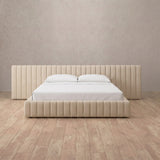 Performance Leather Linen — Extended Headboard