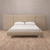 Linen Blend Latte — Extended Headboard
