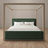 Linen Blend Forest Green — Canopy