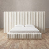 Boucle Off White — Full Height Headboard