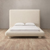 Boucle Cream — Full Height Headboard