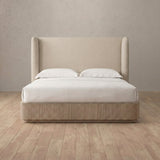 Linen Blend Linen — Full Height Headboard