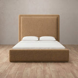 Boucle Toffee — Full Height Headboard