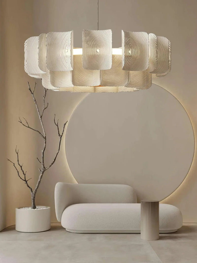 Laurette Rattan Chandelier