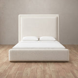 Boucle Off White — Full Height Headboard