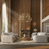 Lineage Two-Tier Chandelier