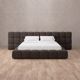 Linen Blend Truffle — Extended Headboard