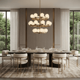 Halo Strata Round Chandelier