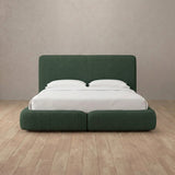 Linen Blend Forest Green — Standard