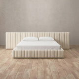 Boucle Cream — Extended Headboard