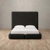 Boucle Charcoal — Custom Headboard