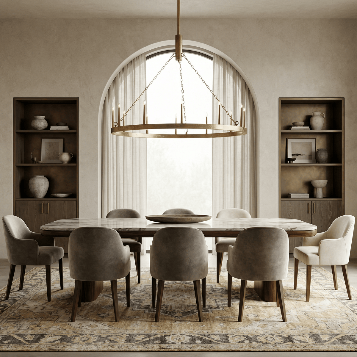 Lineage Three-Tier Chandelier — lifestyle