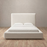 Boucle Off White — Full Height Headboard