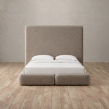 Boucle Taupe — Custom Headboard