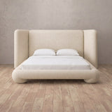 Linen Blend Cream — Extended Headboard