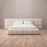 Boucle Cream — Extended Headboard