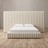 Boucle Cream — Full Height Headboard
