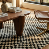 Checkered Shag Moroccan Rug