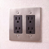 Stainless Steel::2 Gang::Standard