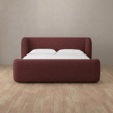 Linen Blend Burgundy — Standard