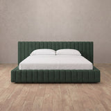 Linen Blend Forest Green — Standard