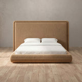Boucle Toffee — Full Height Headboard