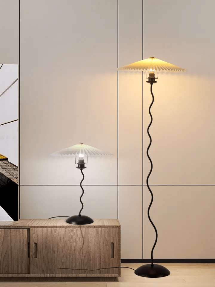 Umbrella Wave Floor Lamp
