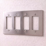 Stainless Steel::4 Gang
