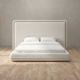 Boucle Off White — Full Height Headboard