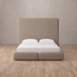 Linen Blend Taupe — Custom Headboard