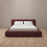 Linen Blend Burgundy — Standard