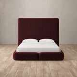 Boucle Burgundy — Custom Headboard