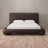 Performance Leather Espresso — Full Height Headboard