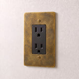 Vintage Brass with Patina::1 Gang::Standard