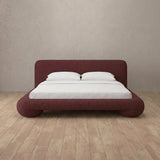 Linen Blend Burgundy — Standard