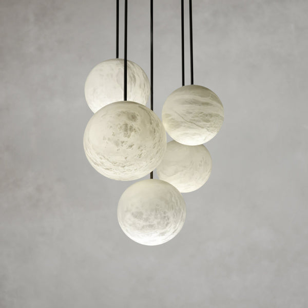Alabaster Ora Drop Pendant Light