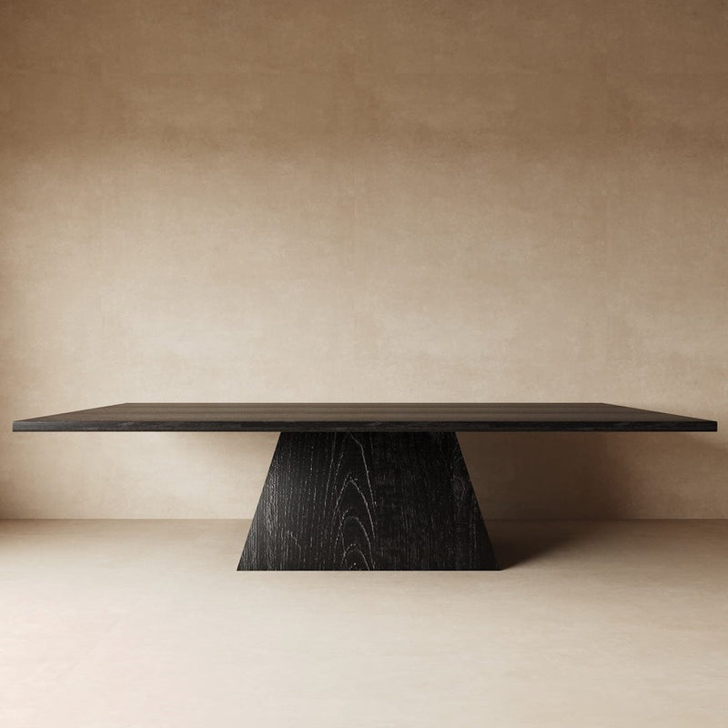 Alexa Black Wooden Dining Table