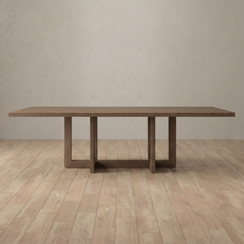 Aliori Wooden Dining Table — Walnut