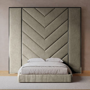 Wall Panel + King Bed